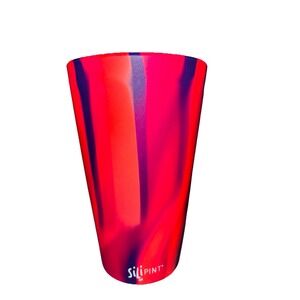 SiliPint 16 oz. Silicone Tumbler Drinking Cup  Beverage Wine Boat Vacation Beach